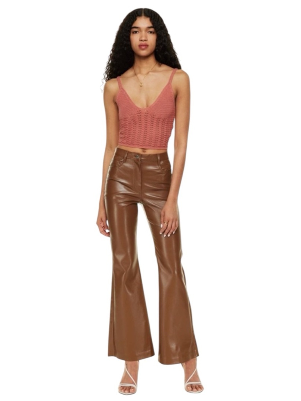 NWT ARITZIA The Melina™ Low-Rise Flare Pant | Low-rise Vegan Leather pants